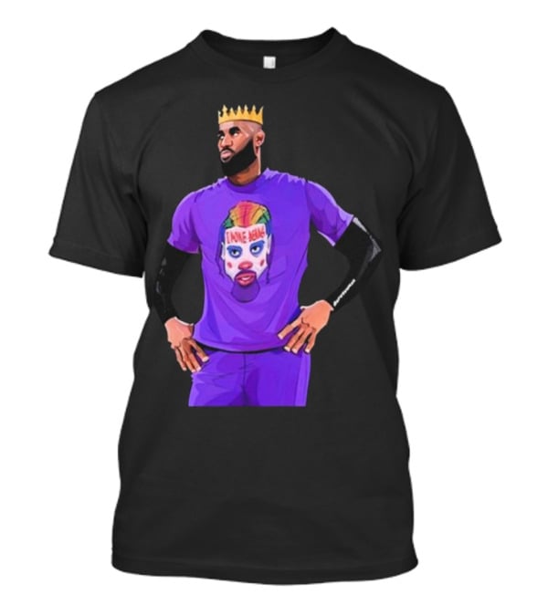 Lebron James Los Angeles Lakers I Poke Bears Crown Clown T-Shirt