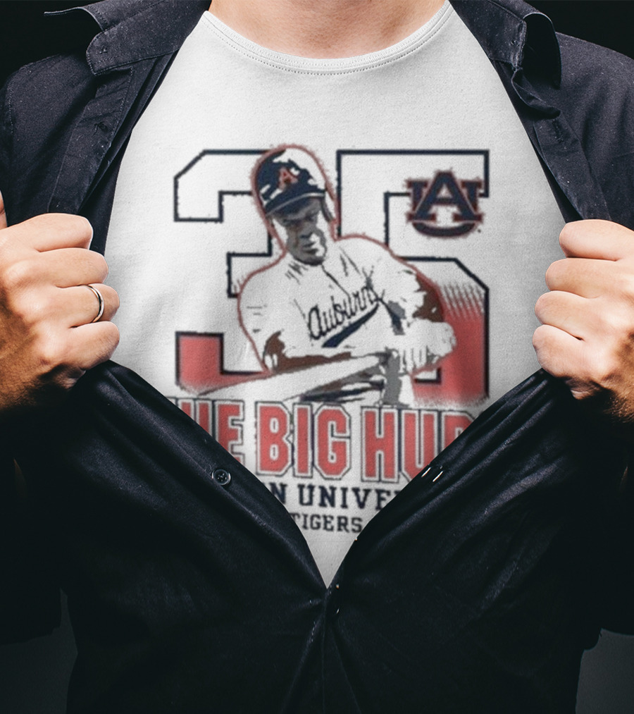 Frank Thomas #35 The Big Hurt Auburn University Tigers Baseball Legend T-Shirt