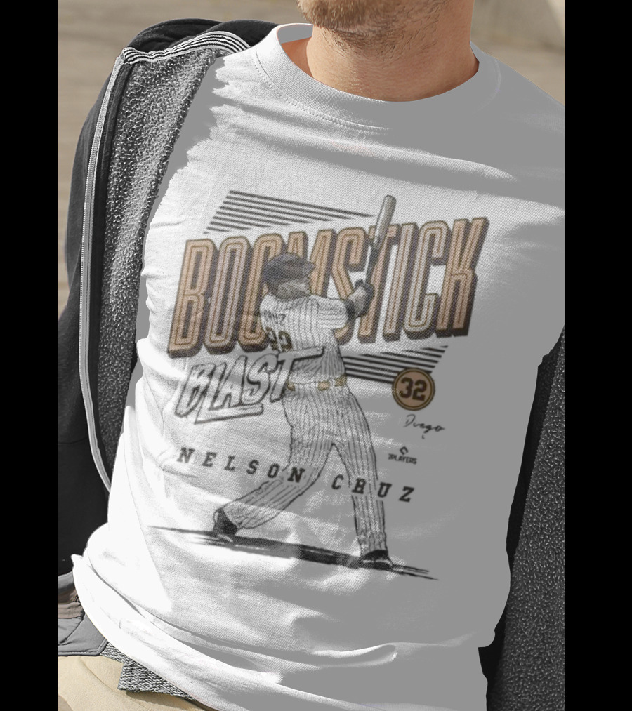 Boomstick Blast Nelson Cruz San Diego Padres 32 T-Shirt