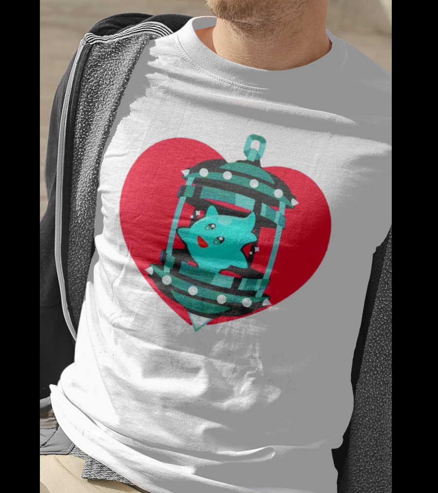The Only Hope Is The Sweet Relief Of Death Heart And Ghost Cage T-Shirt