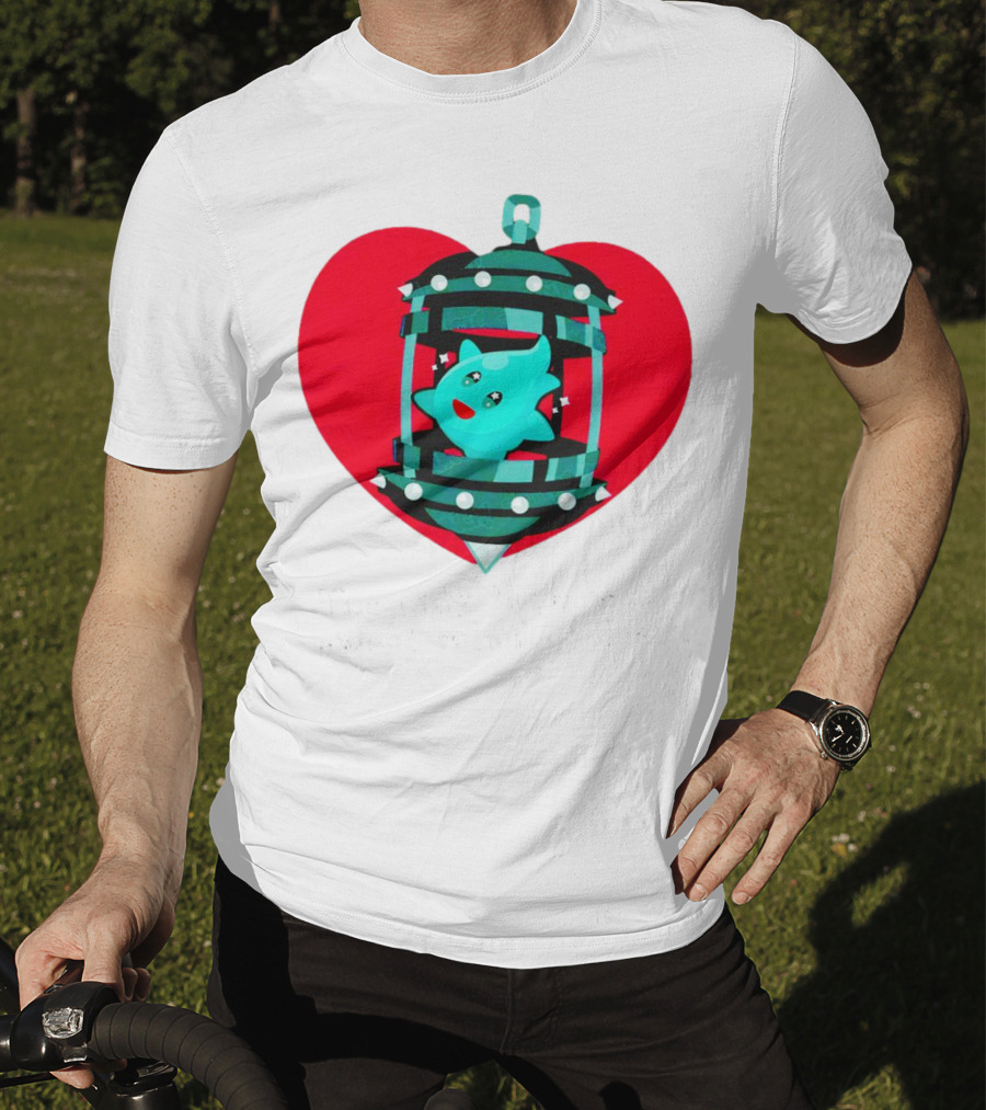 The Only Hope Is The Sweet Relief Of Death Heart And Ghost Cage T-Shirt