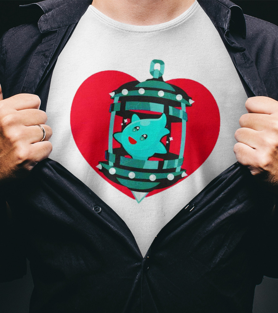 The Only Hope Is The Sweet Relief Of Death Heart And Ghost Cage T-Shirt
