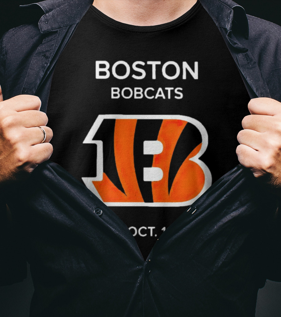 Boston Bobcats Oct. 1 Bengals T-Shirt