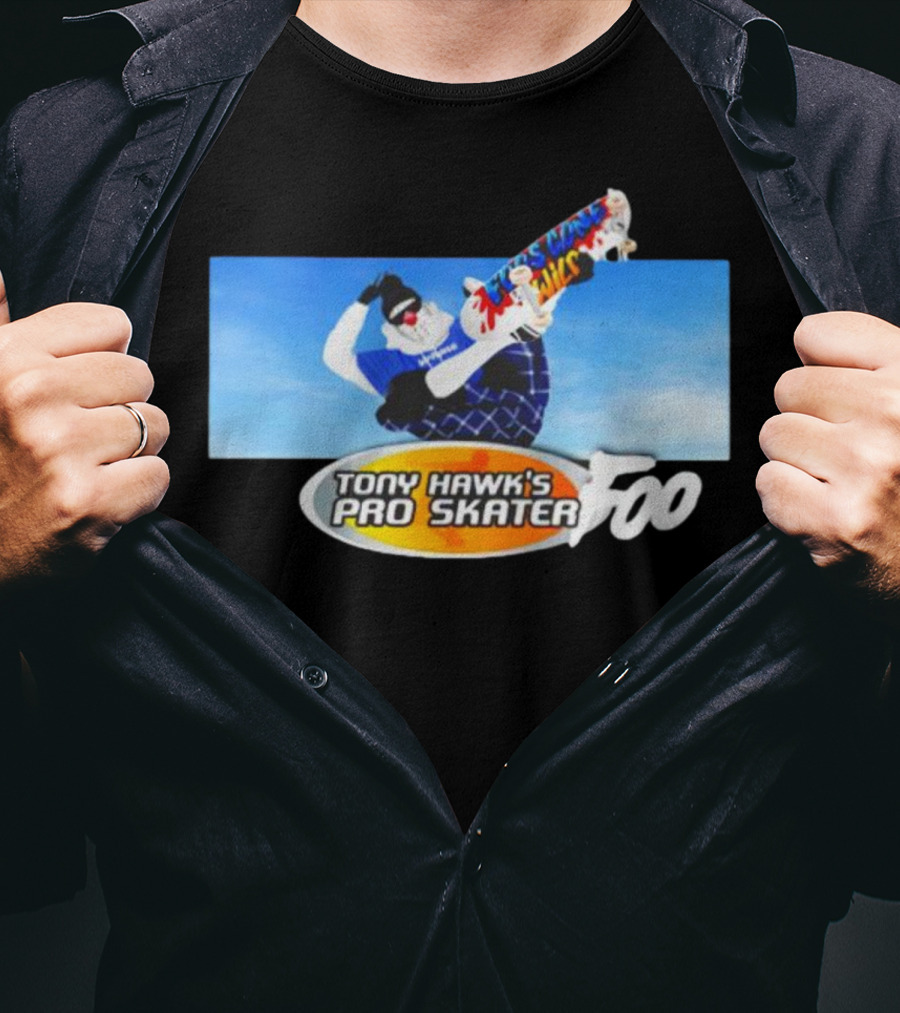 Tony Hawk's Pro Skater Foo Skateboard Tricks T-Shirt