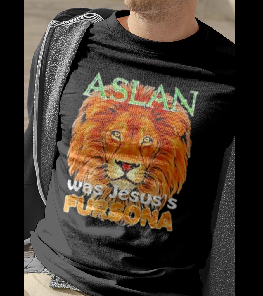 Aslan Was Jesus’s Fursona Lion T-Shirt
