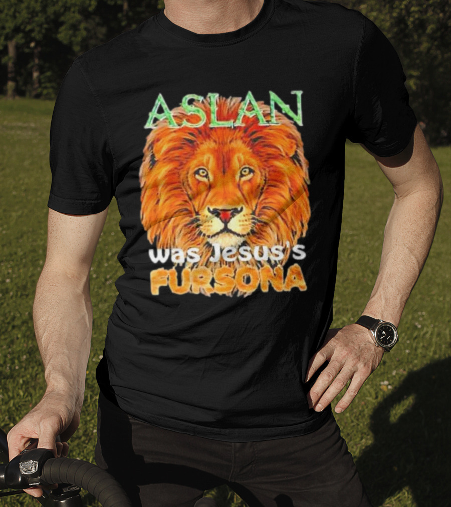 Aslan Was Jesus’s Fursona Lion T-Shirt