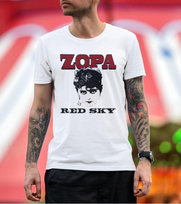 Premium T-Shirt: Zopa Red Sky David Chase T-Shirt Zopa Red Sky David Chase T-Shirt