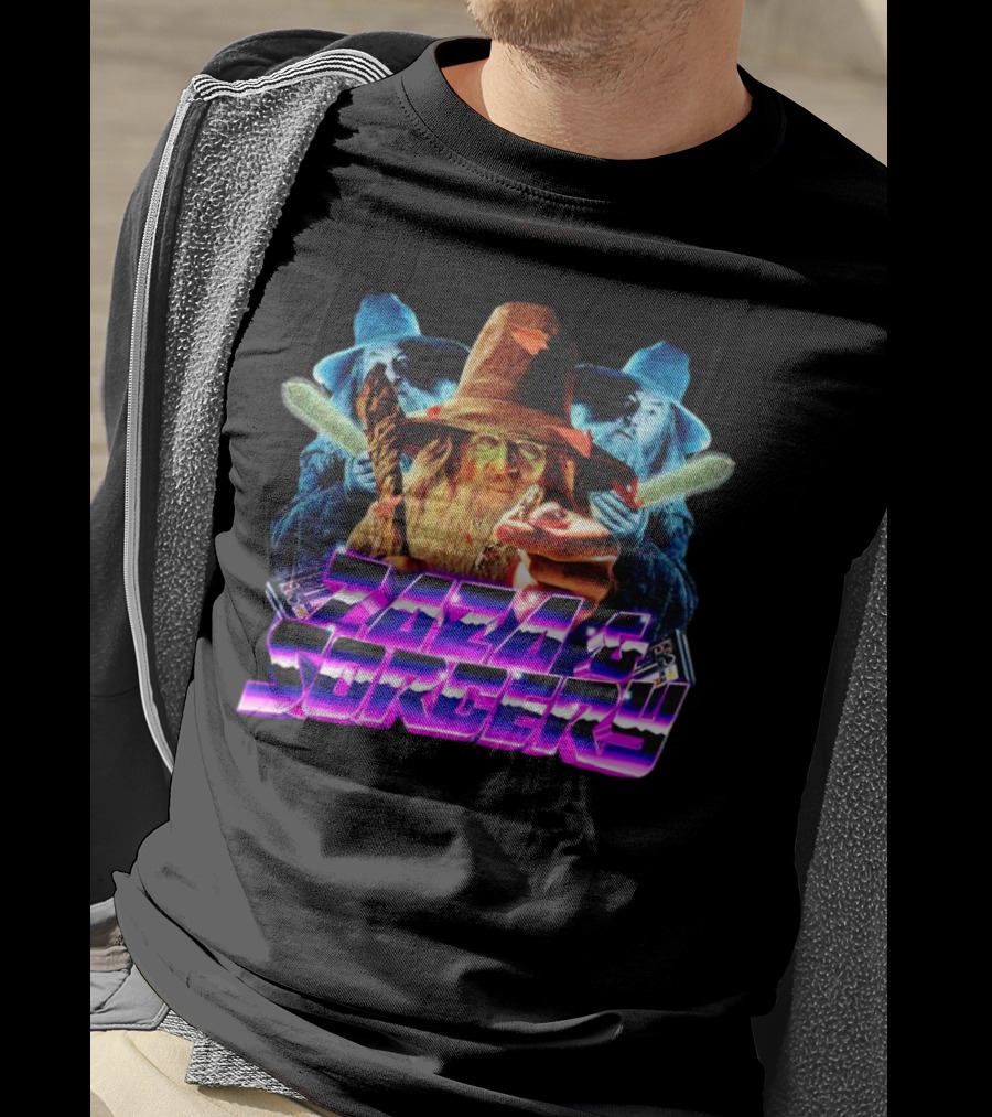 Zaza And Sorcery Retro Fantasy Wizards Trio T-Shirt