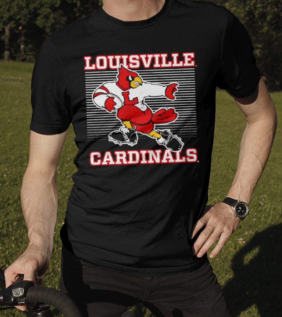 Louisville Cardinals Football Bird Heisman T-Shirt