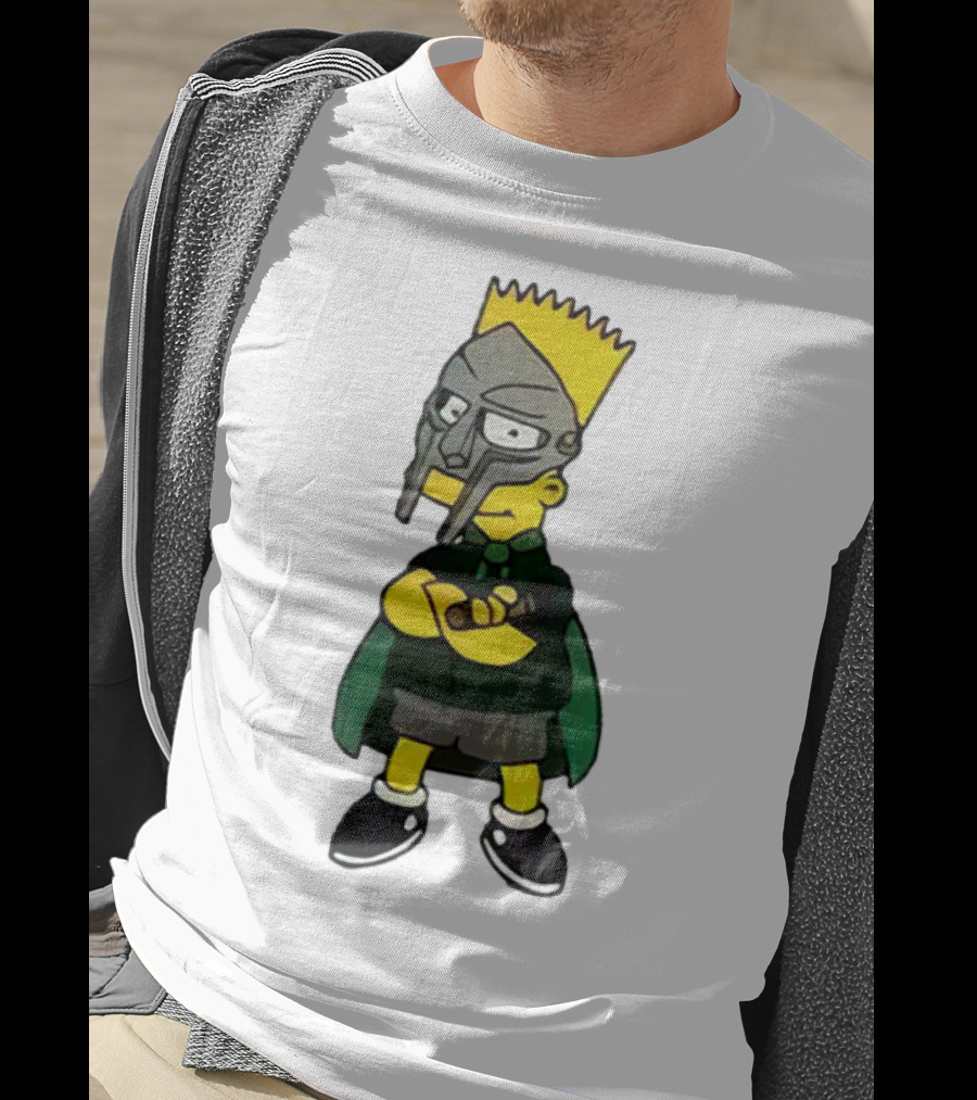 Mf Doom Bart Simpson Mask Crossover Collaboration T-Shirt