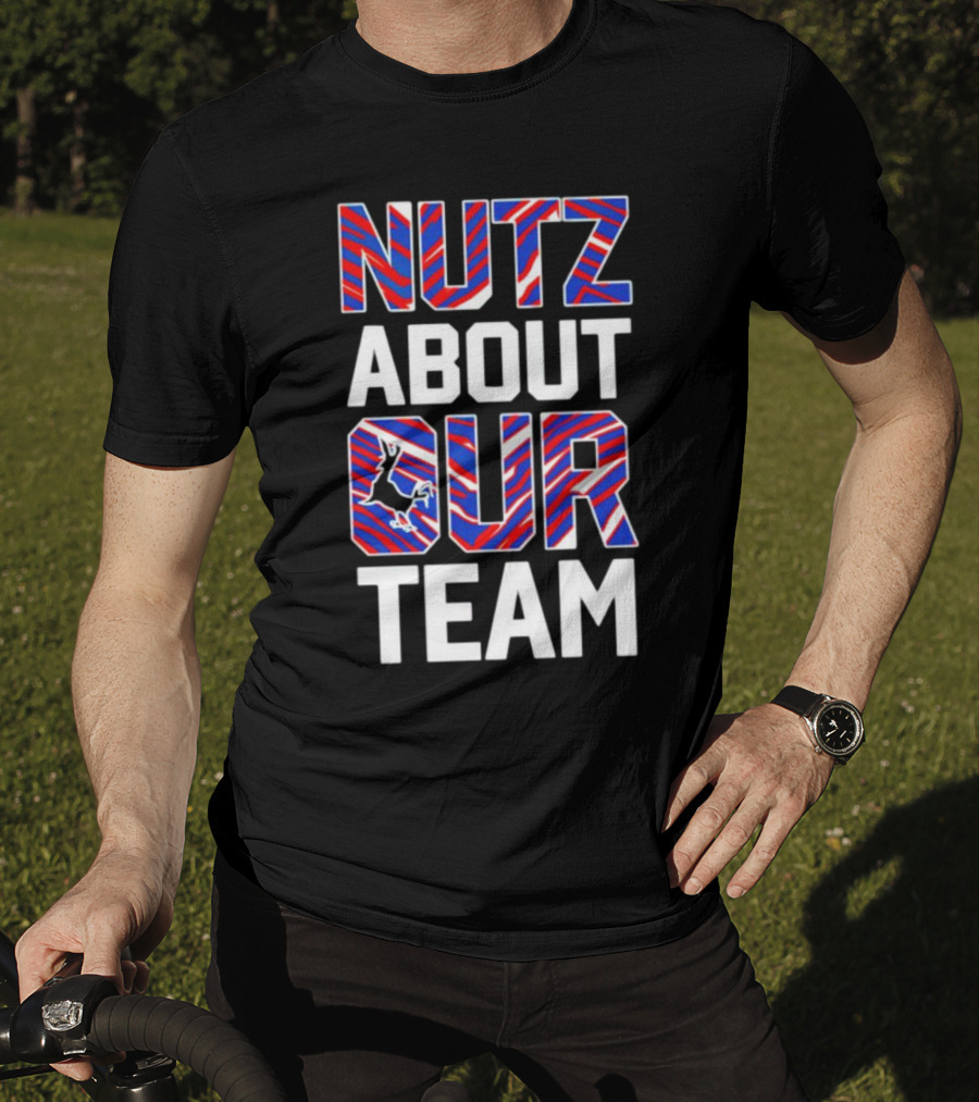 Wingnuts Nutz About Our Team Buffalo Stripes T-Shirt