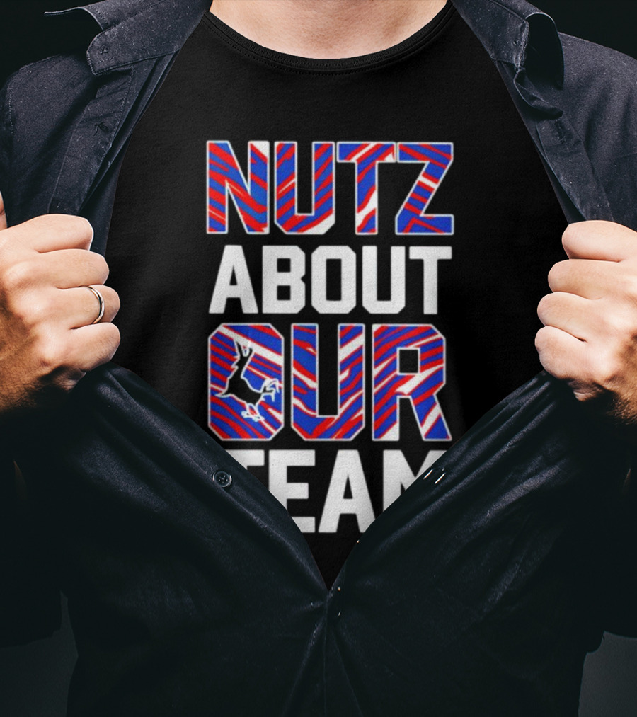 Wingnuts Nutz About Our Team Buffalo Stripes T-Shirt