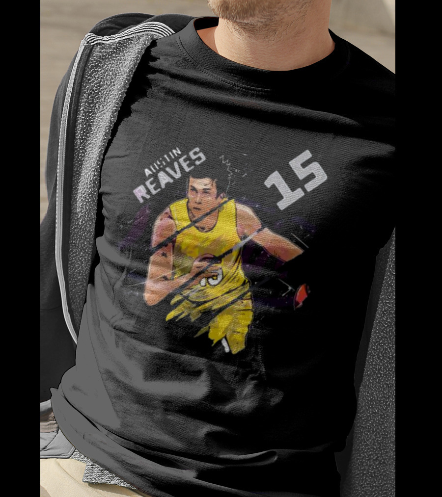 Austin Reaves 15 Los Angeles Lakers Basketball Player T-Shirt
