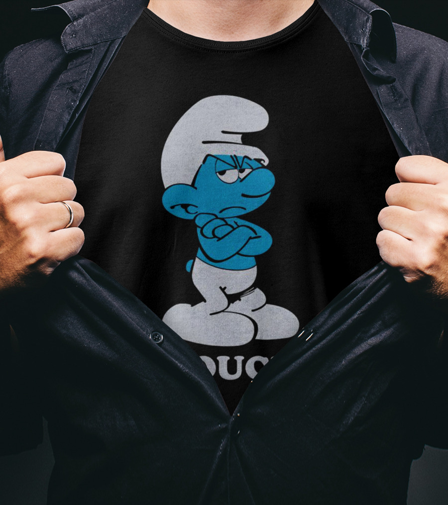 Grouchy Smurf Crossed Arms Stance T-Shirt