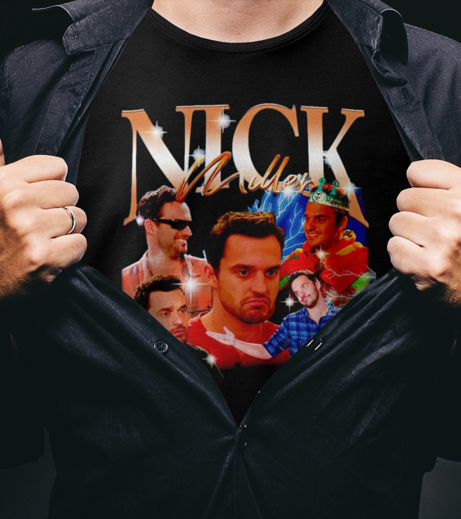 Nick Miller 90s Collage T-Shirt