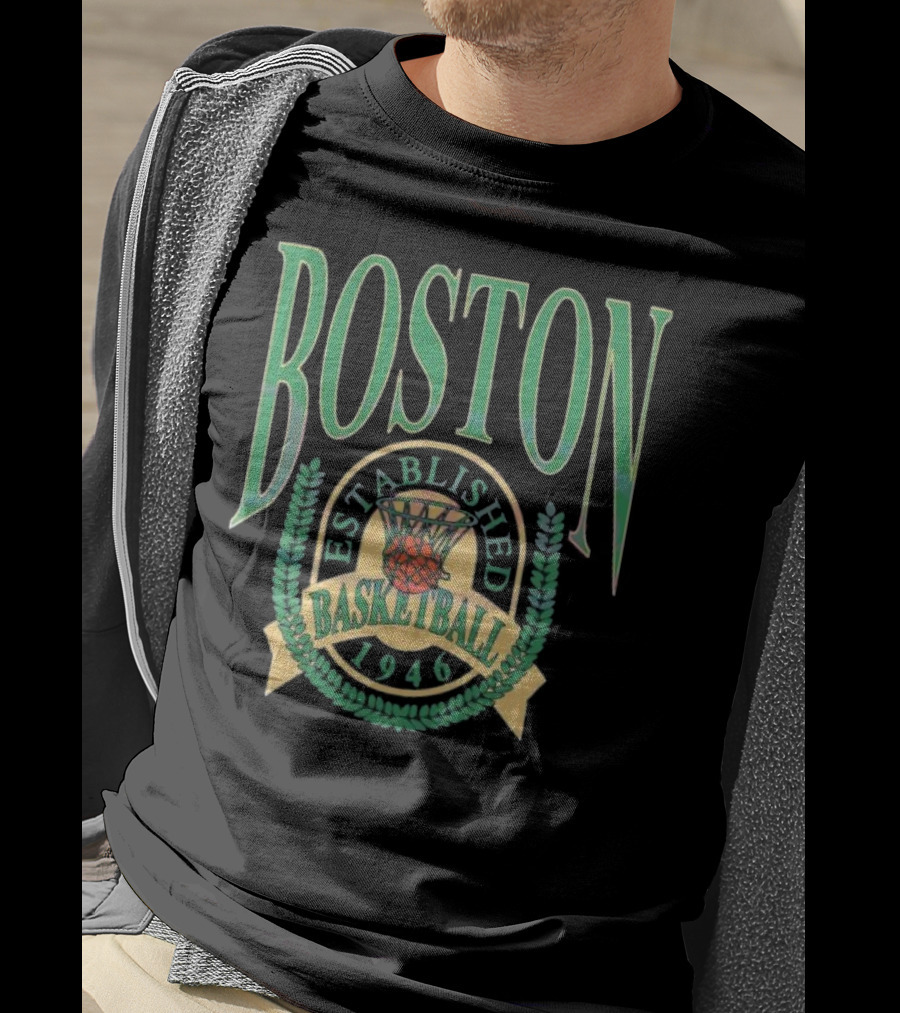 Boston Celtics Established Basketball 1946 NBA Season T-Shirt