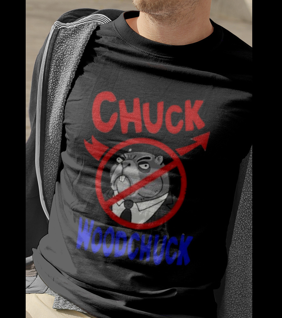 Chuck Woodchuck Bojack Horseman Stop Sign Iconic Fan Reference T-Shirt