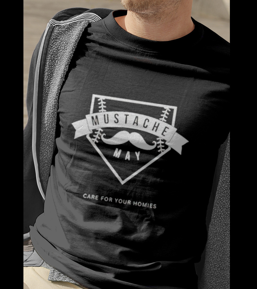 San Francisco Giants Mustache May Care For Your Homies T-Shirt