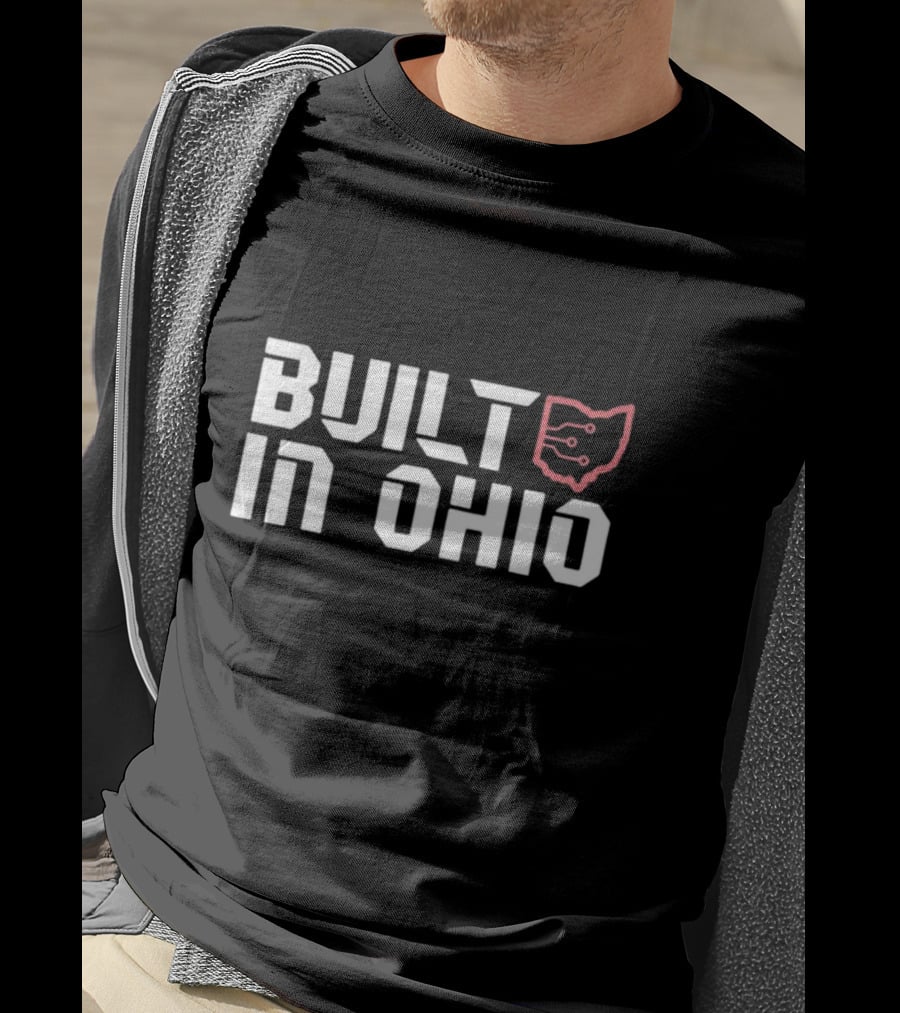 Built In Ohio Tech Circuit T-Shirt