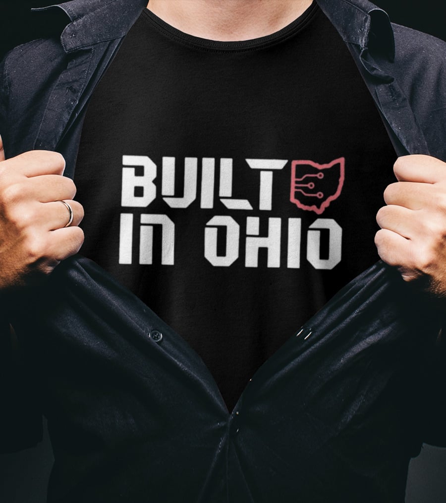 Built In Ohio Tech Circuit T-Shirt
