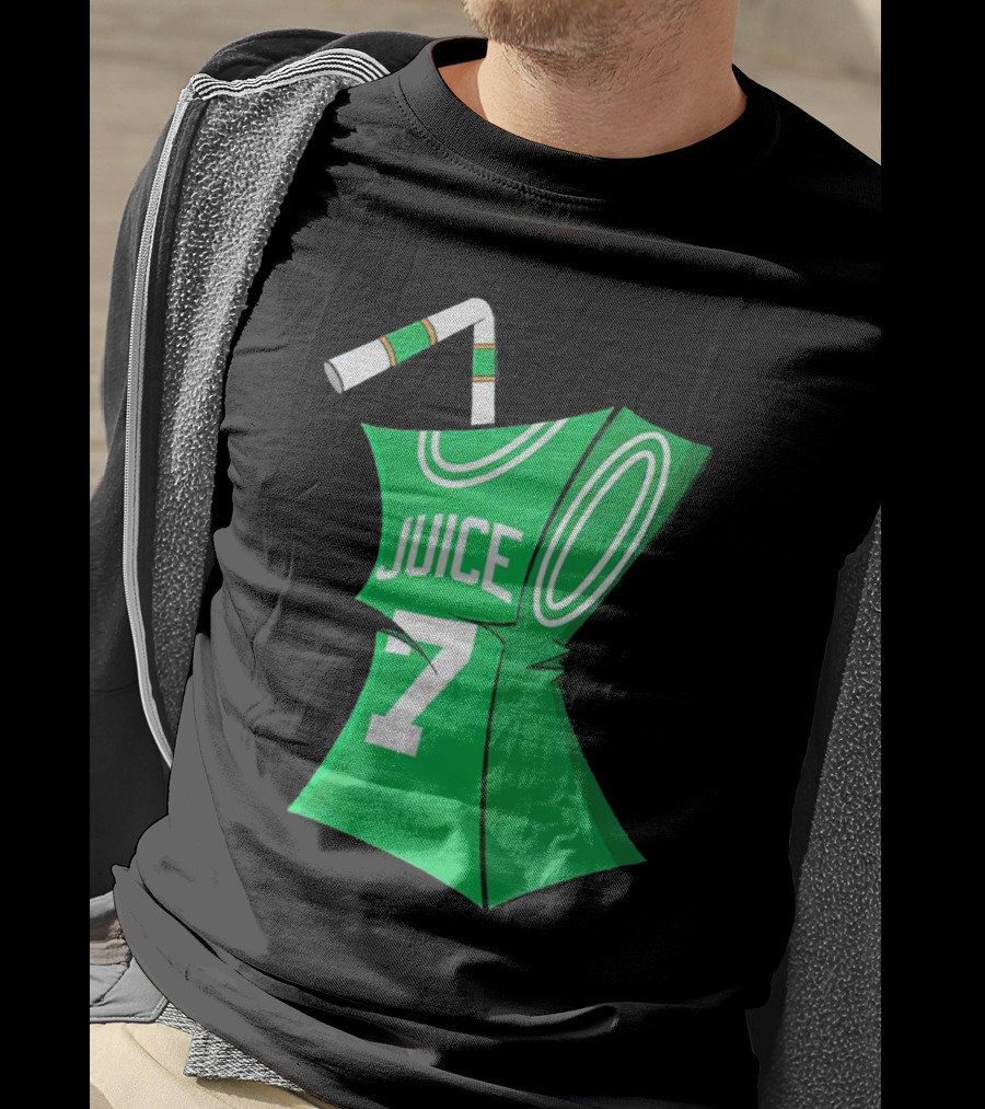 Juice Number 7 Jaylen Brown Boston Celtics Jersey T-Shirt