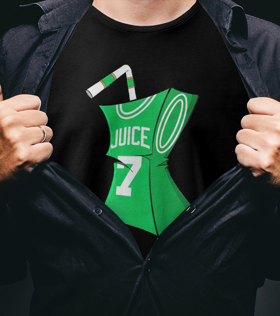 Juice Number 7 Jaylen Brown Boston Celtics Jersey T-Shirt