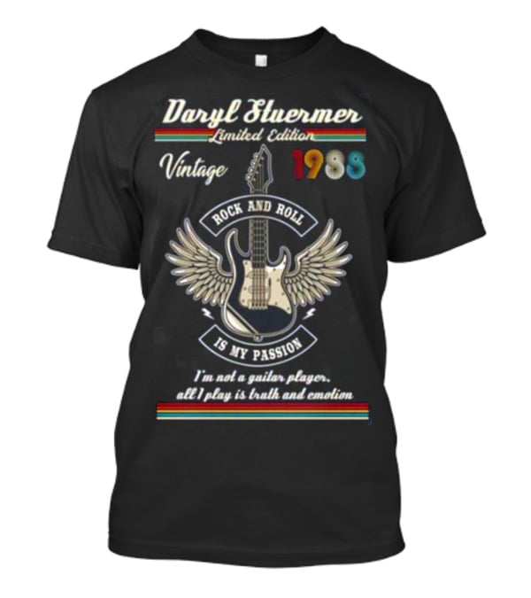 Daryl Stuermer Vintage 1988 Rock And Roll Is My Passion T-Shirt