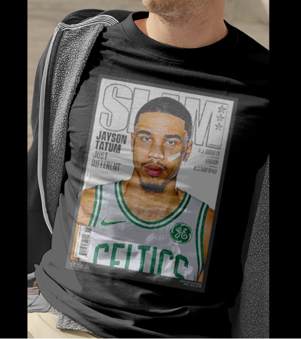Slam Jayson Tatum Just Different Celtics Cover NBA Basketball Star T-Shirt