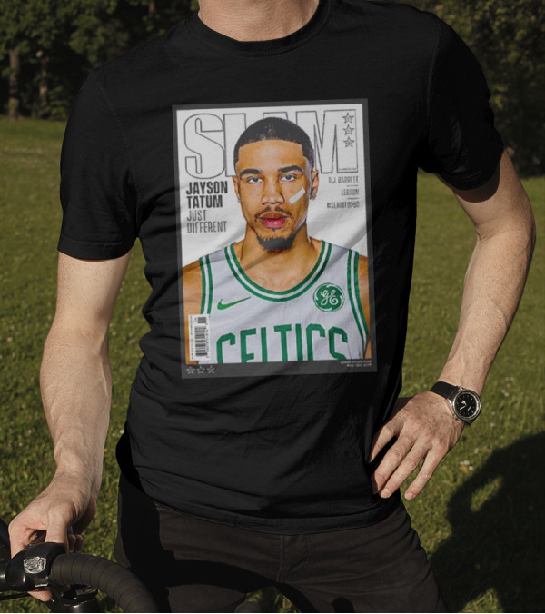 Slam Jayson Tatum Just Different Celtics Cover NBA Basketball Star T-Shirt