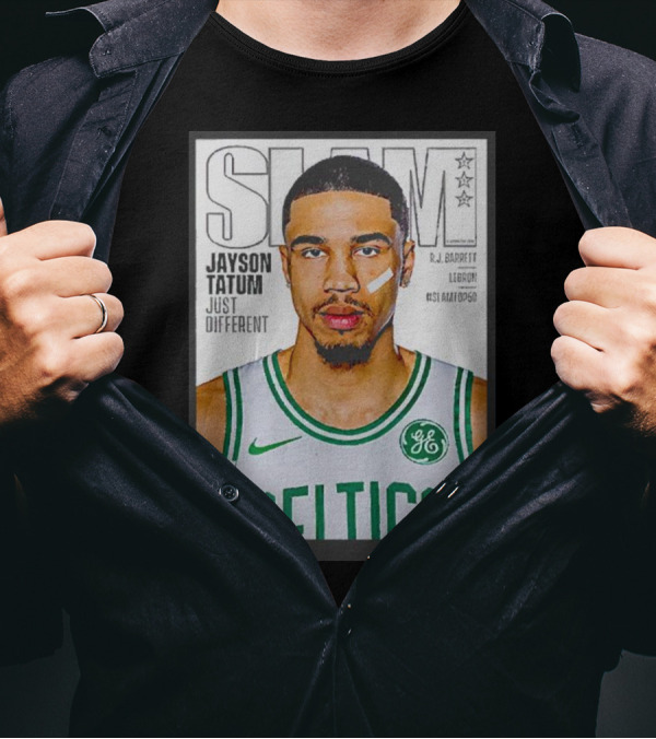 Slam Jayson Tatum Just Different Celtics Cover NBA Basketball Star T-Shirt
