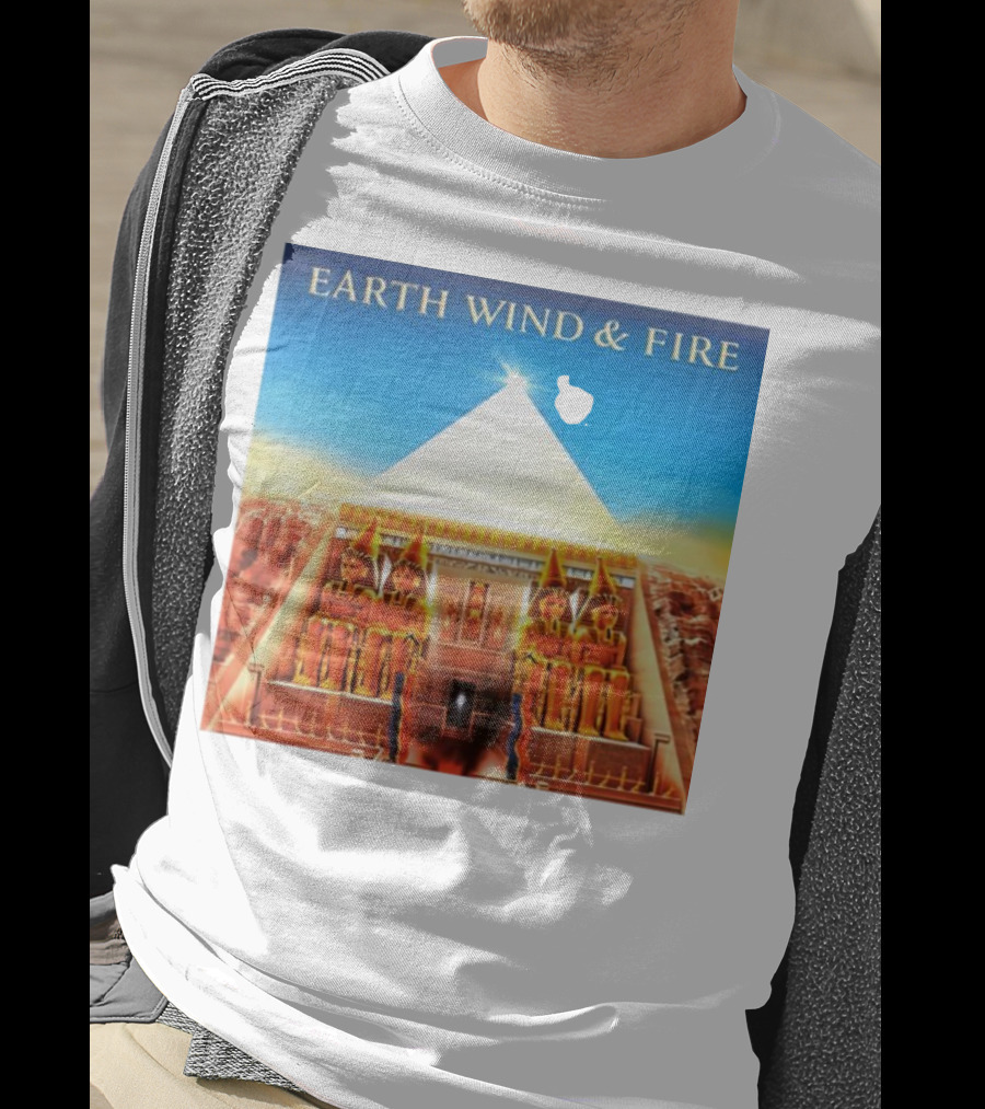 Earth Wind And Fire Pyramid And Sphinx T-Shirt