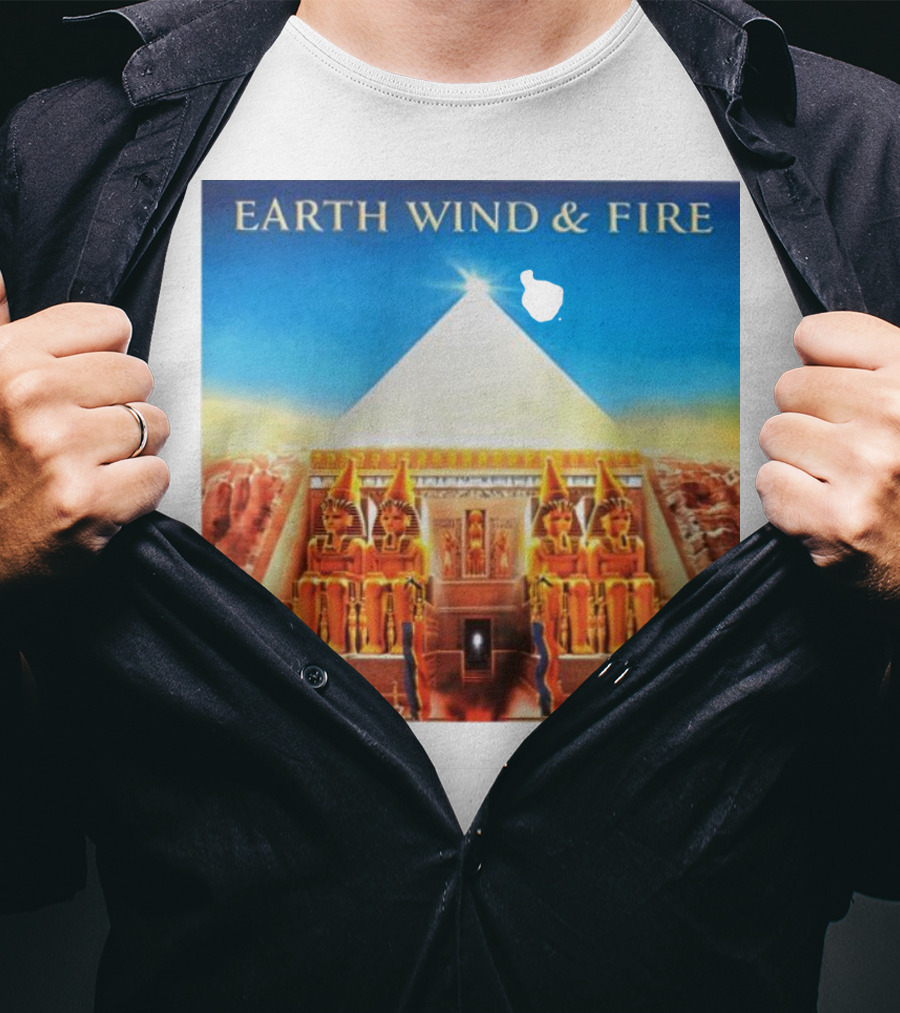 Earth Wind And Fire Pyramid And Sphinx T-Shirt