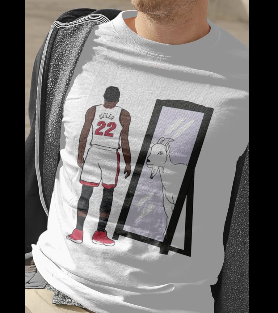 Jimmy Butler 22 Mirror Reflection Goat T-Shirt