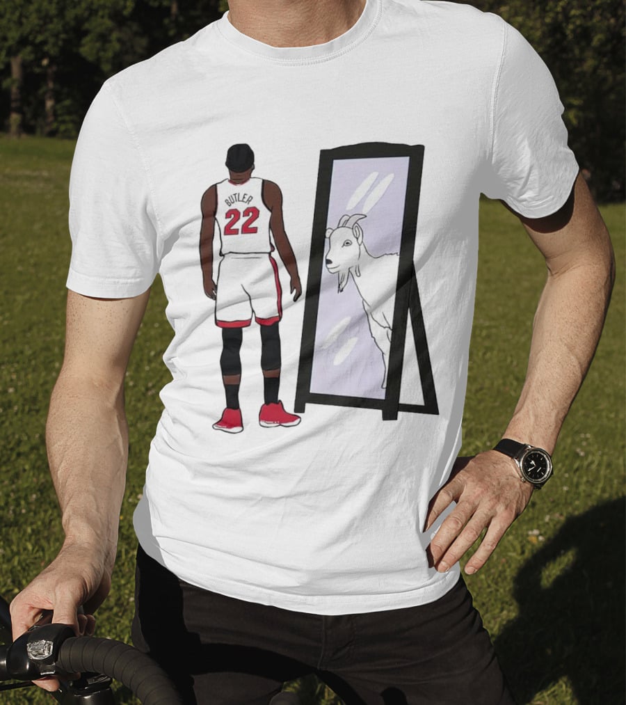 Jimmy Butler 22 Mirror Reflection Goat T-Shirt