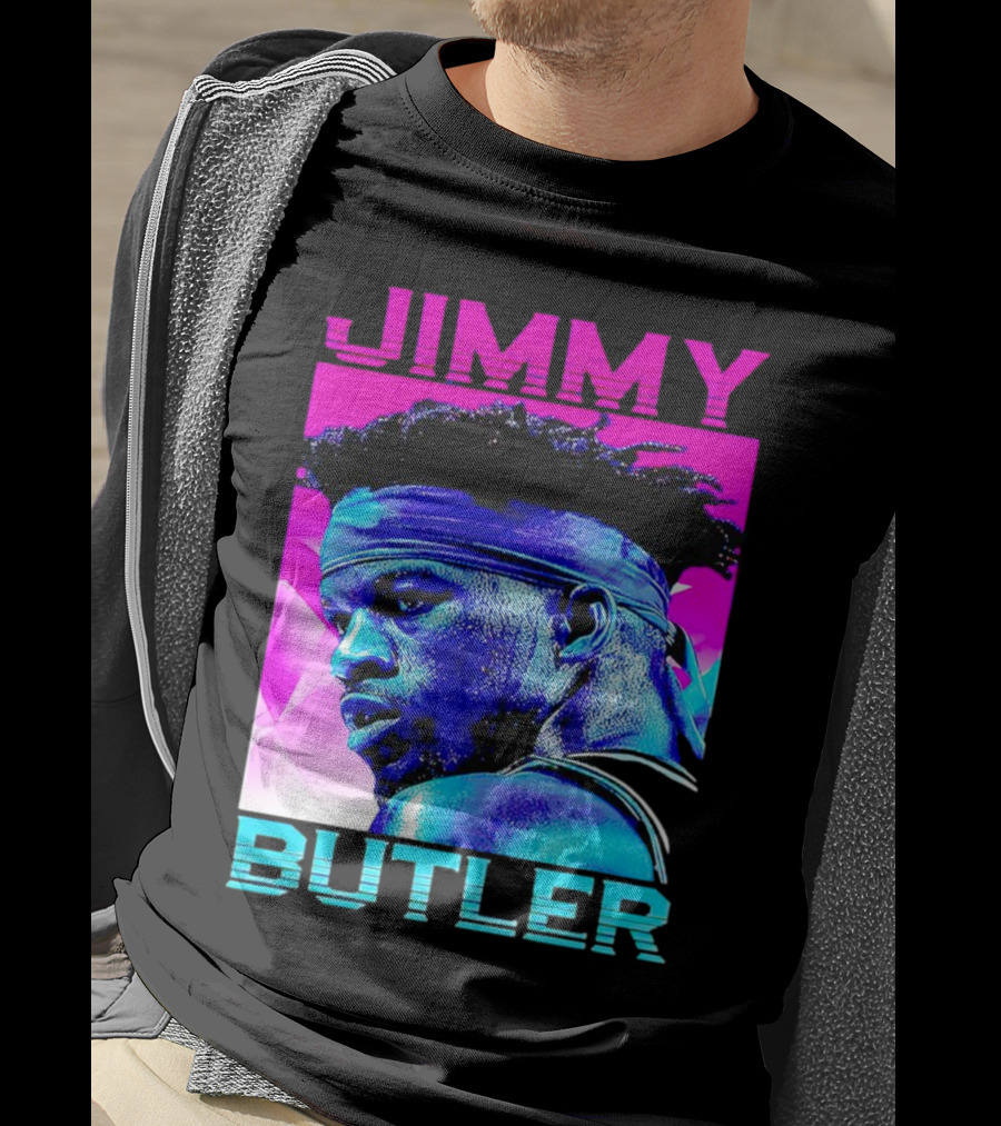 Jimmy Butler Retro Neon T-Shirt