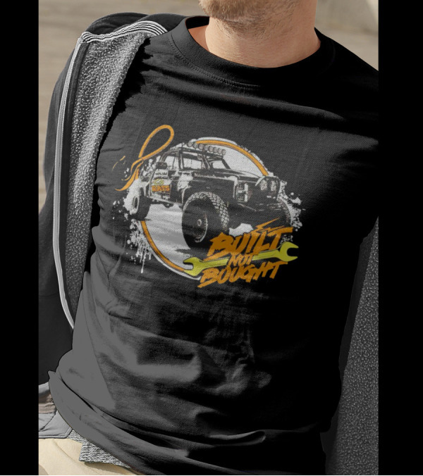 Built Not Bought Fab Rats Off-Road Adventure Jeep T-Shirt