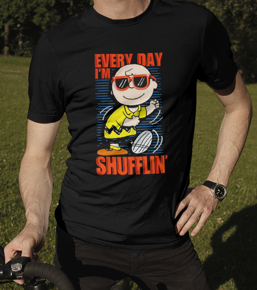 Charlie Brown Every Day I’m Shufflin’ Sunglasses Dance T-Shirt