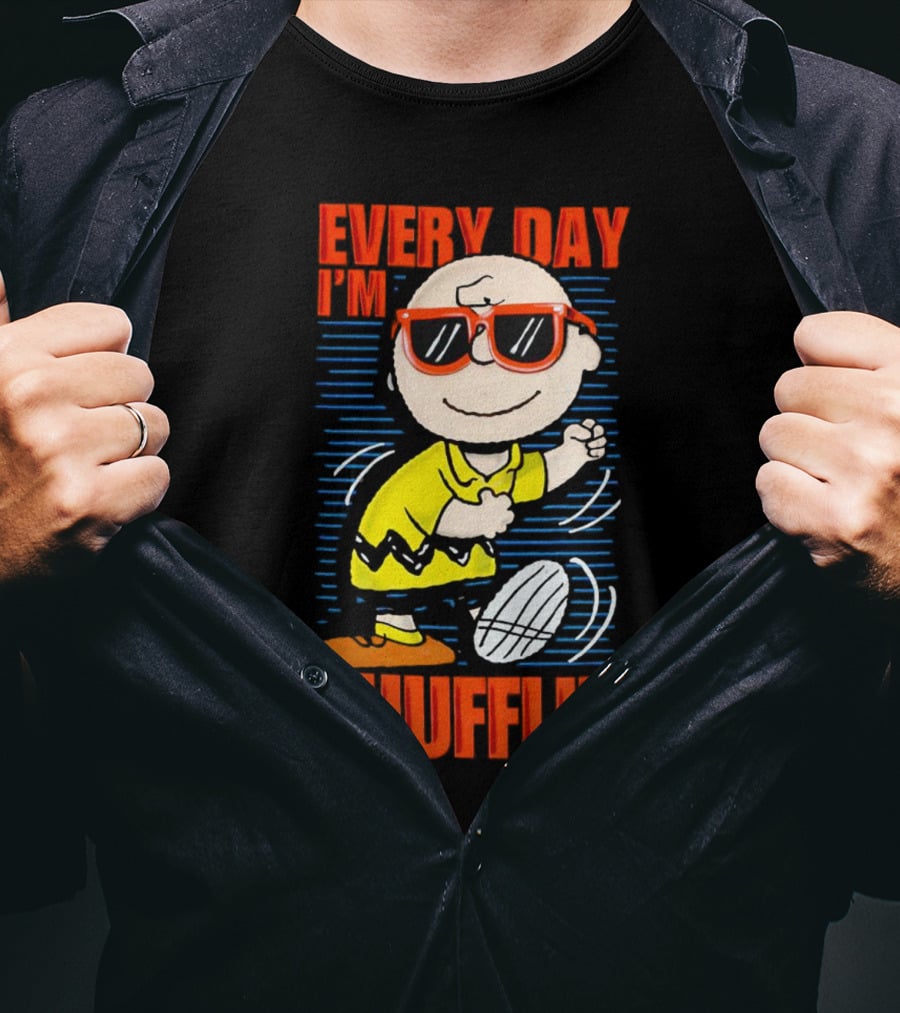 Charlie Brown Every Day I’m Shufflin’ Sunglasses Dance T-Shirt
