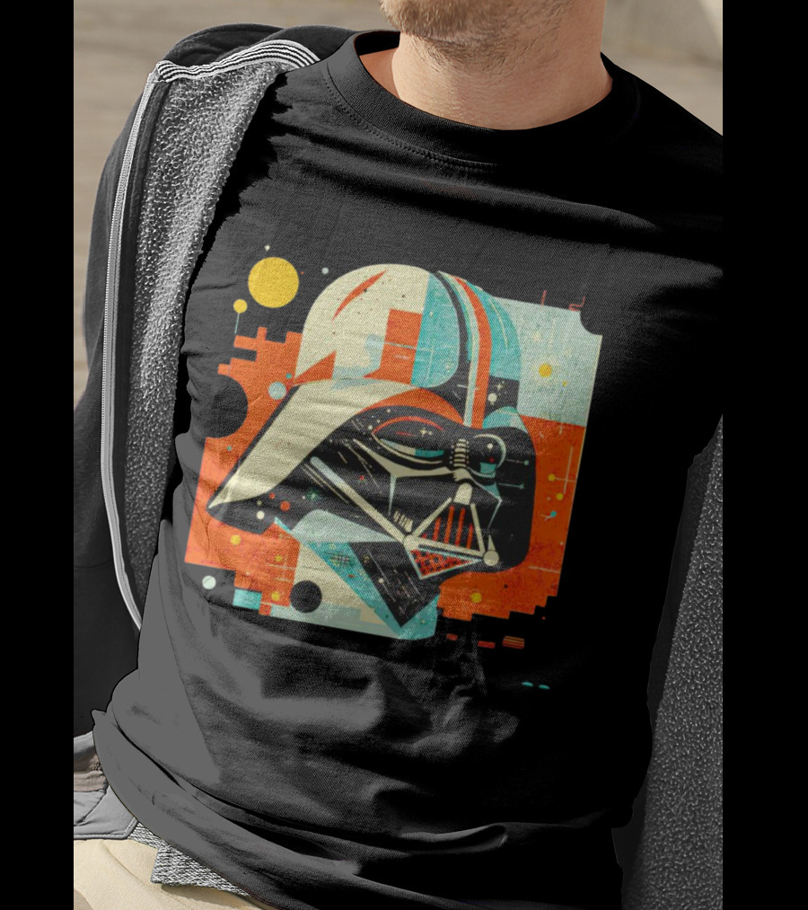 Darth Vader Dark Helmet Pop Art Retro T-Shirt