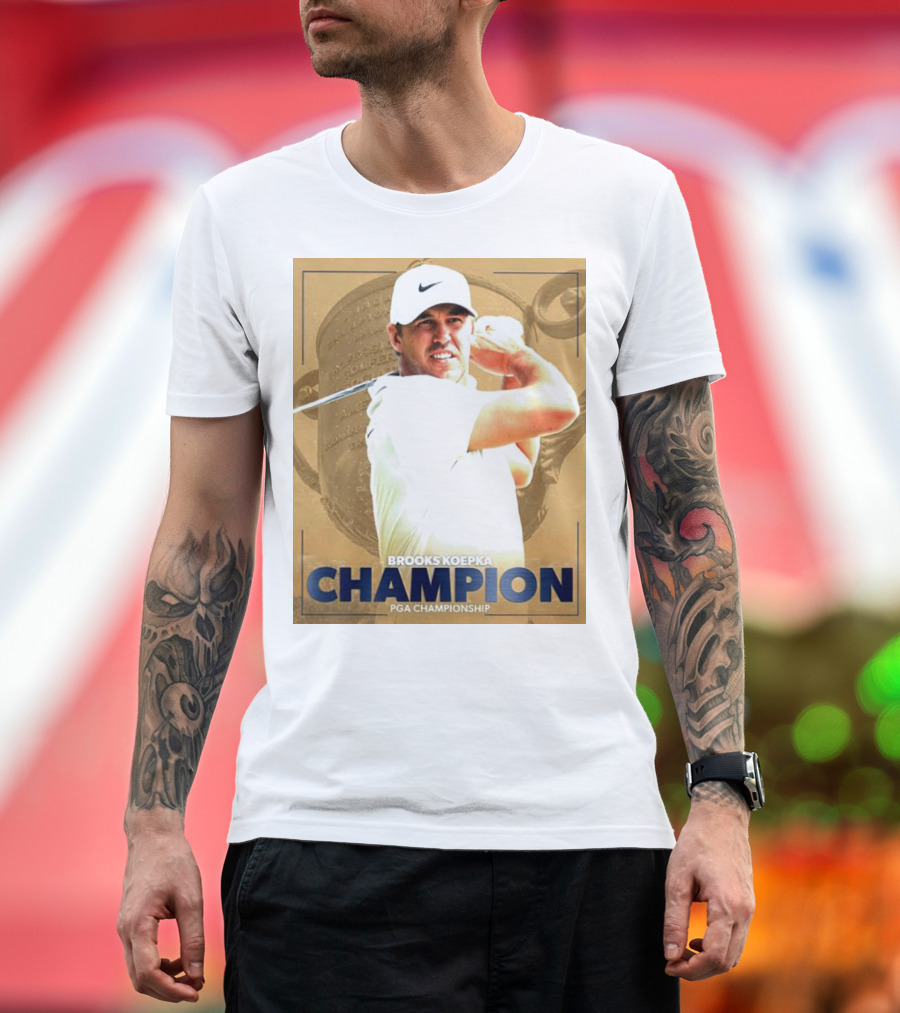 Brooks Koepka PGA Championship Champion T-Shirt