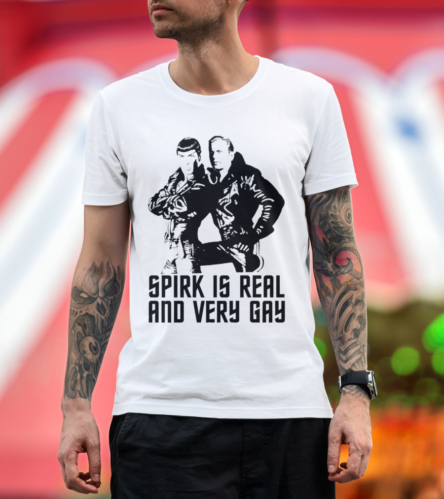 Spirk Is Real and Very Gay Star Trek T-Shirt
