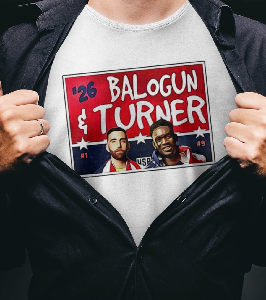 '26 Balogun Turner USA #1 #9 T-Shirt