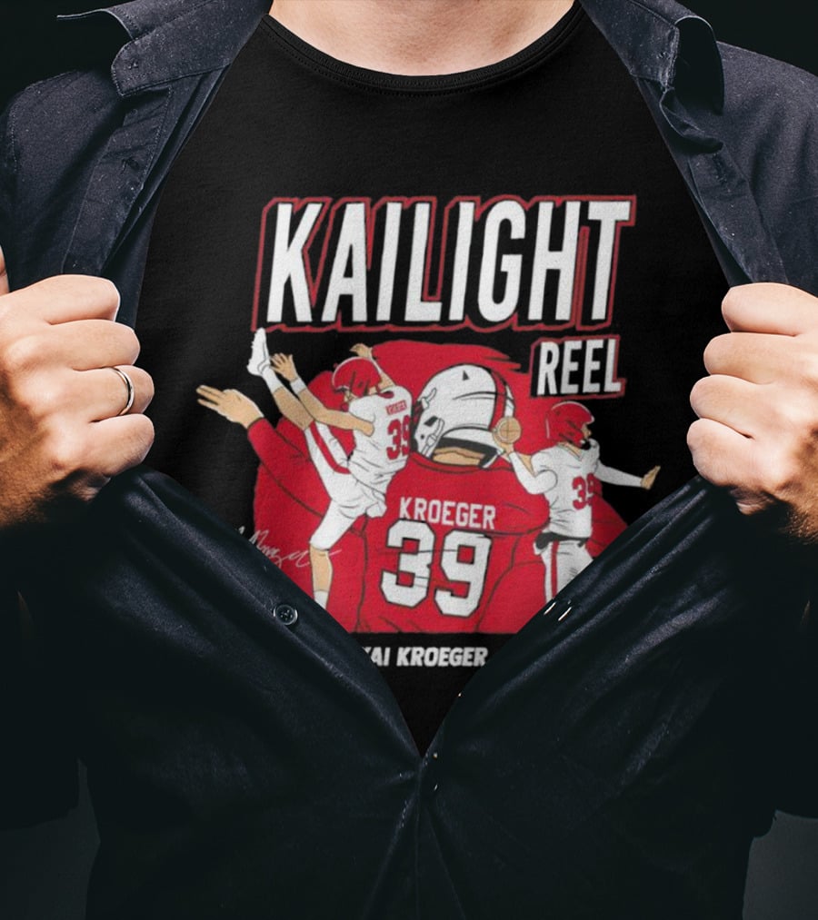 Kailight Reel Kai Kroeger 39 South Carolina Gamecocks Football T-Shirt