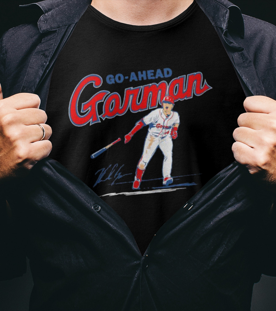 Go-ahead Gorman St. Louis Cardinals Baseball T-Shirt