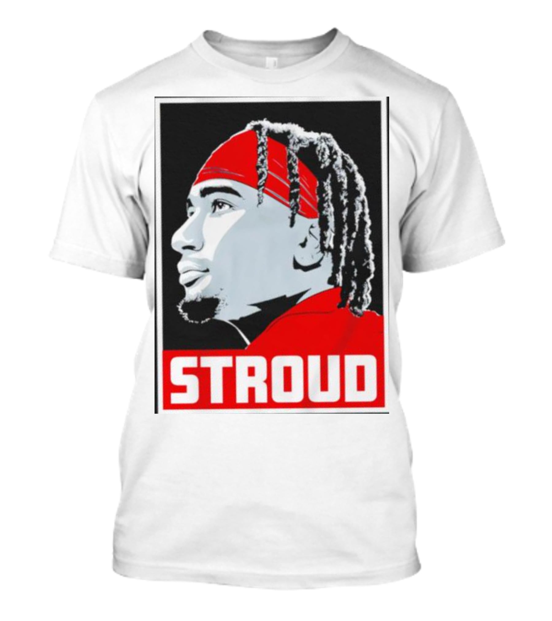 C.J. Stroud Ohio State Buckeyes Portrait Stroud T-Shirt