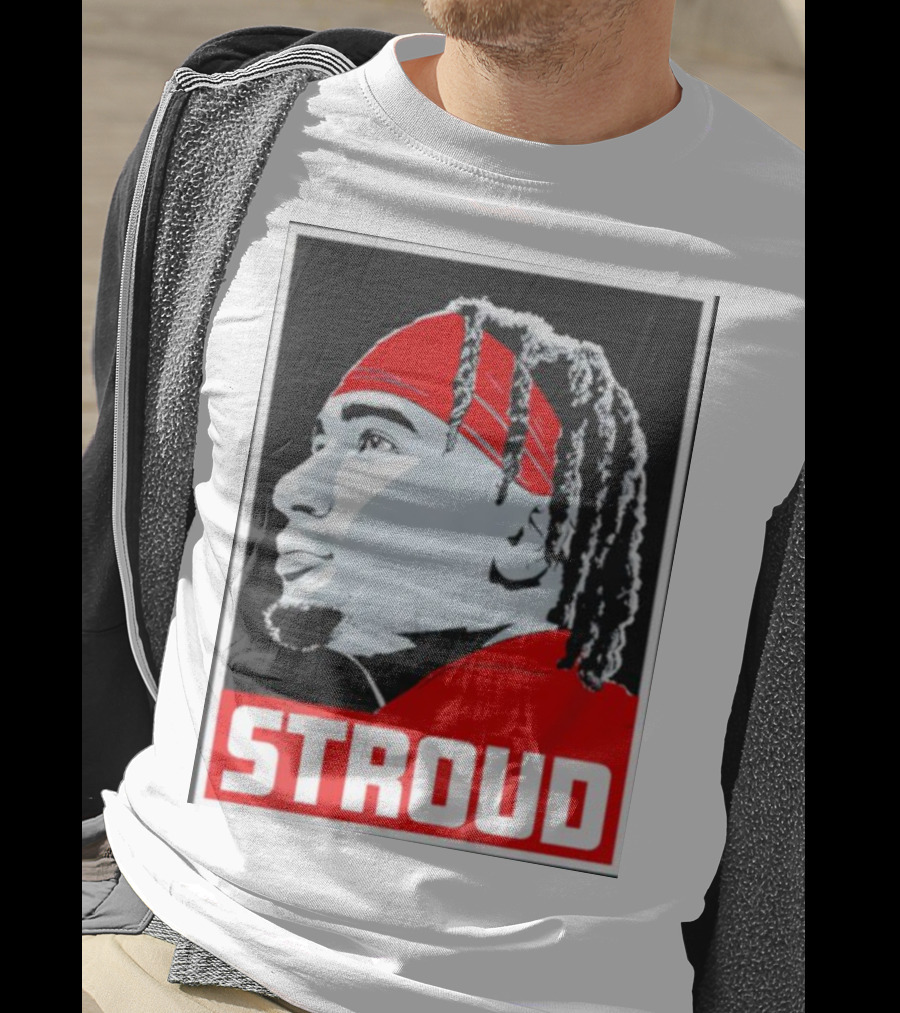 C.J. Stroud Ohio State Buckeyes Portrait Stroud T-Shirt