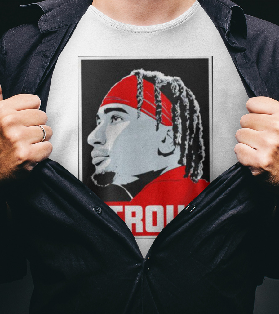 C.J. Stroud Ohio State Buckeyes Portrait Stroud T-Shirt