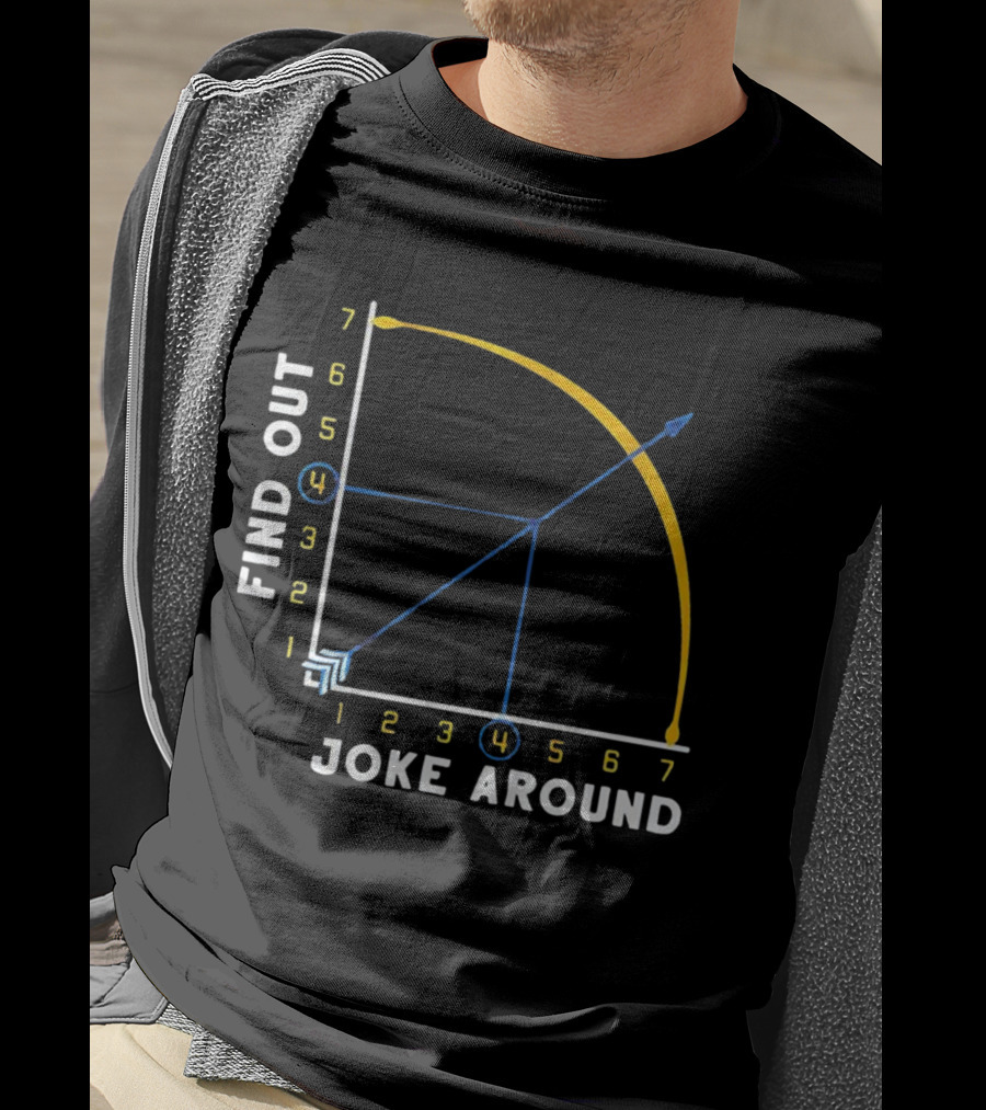 Denver Nuggets Joke Around Find Out Graph Chart T-Shirt