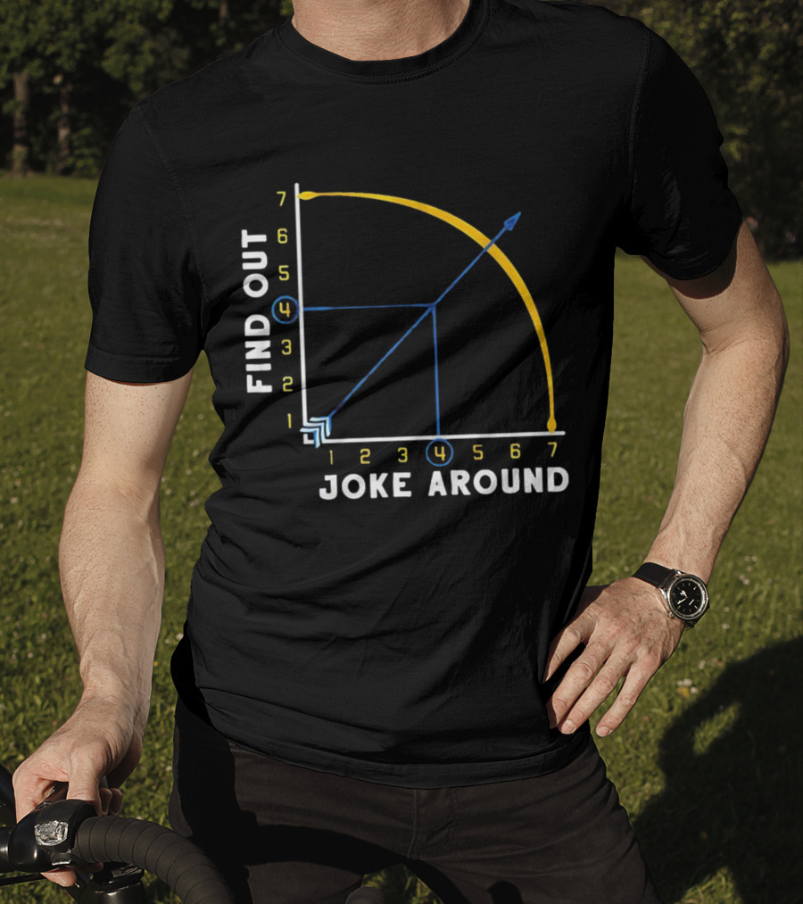 Denver Nuggets Joke Around Find Out Graph Chart T-Shirt