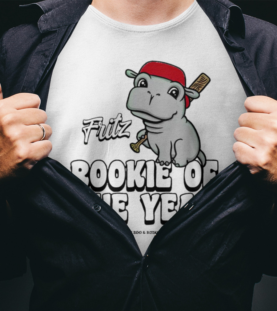 Fritz Rookie Of The Year Cincinnati Zoo Botanical Garden T-Shirt